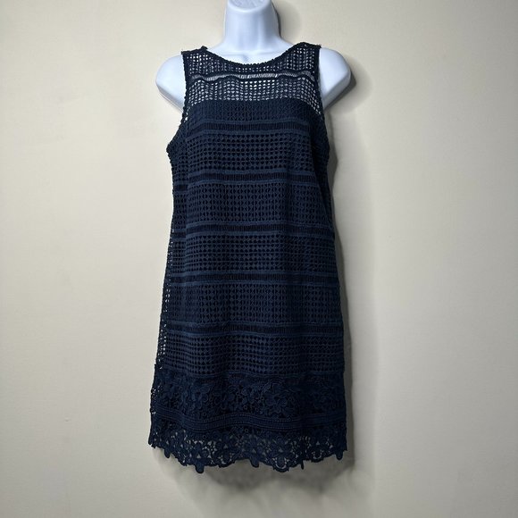 Abercrombie & Fitch Navy Sleeveless Dress Women's XS - Picture 1 of 5